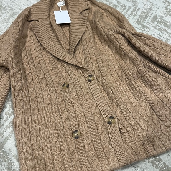 NWT HELSA Nalini Cable Cardigan - Picture 5 of 5